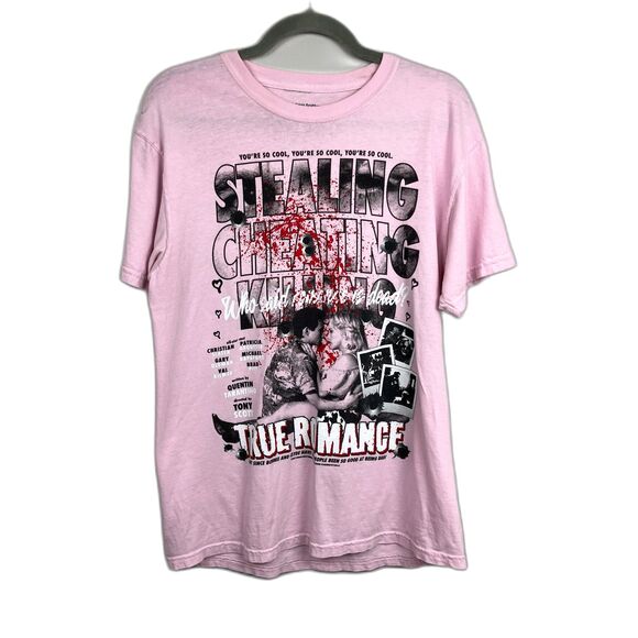 Rucking Fotten Pink True Romance Tarantino T Shirt Tee Top  Mens Size Large - Picture 2 of 7